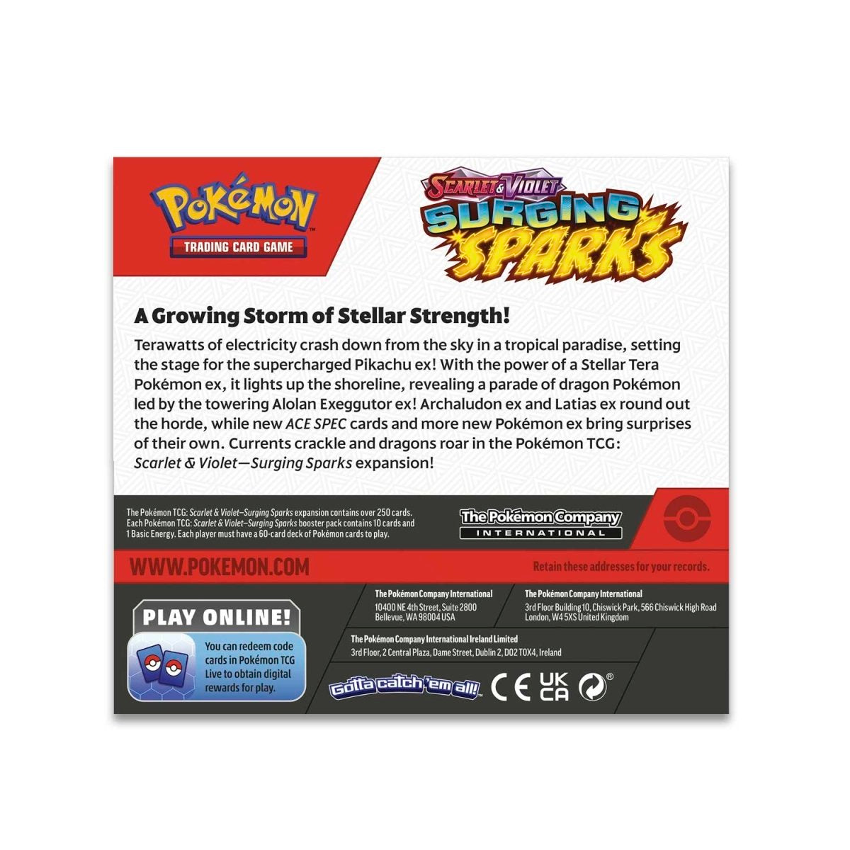 Scarlet & Violet - Surging Sparks Booster Display Box (36 Packs)