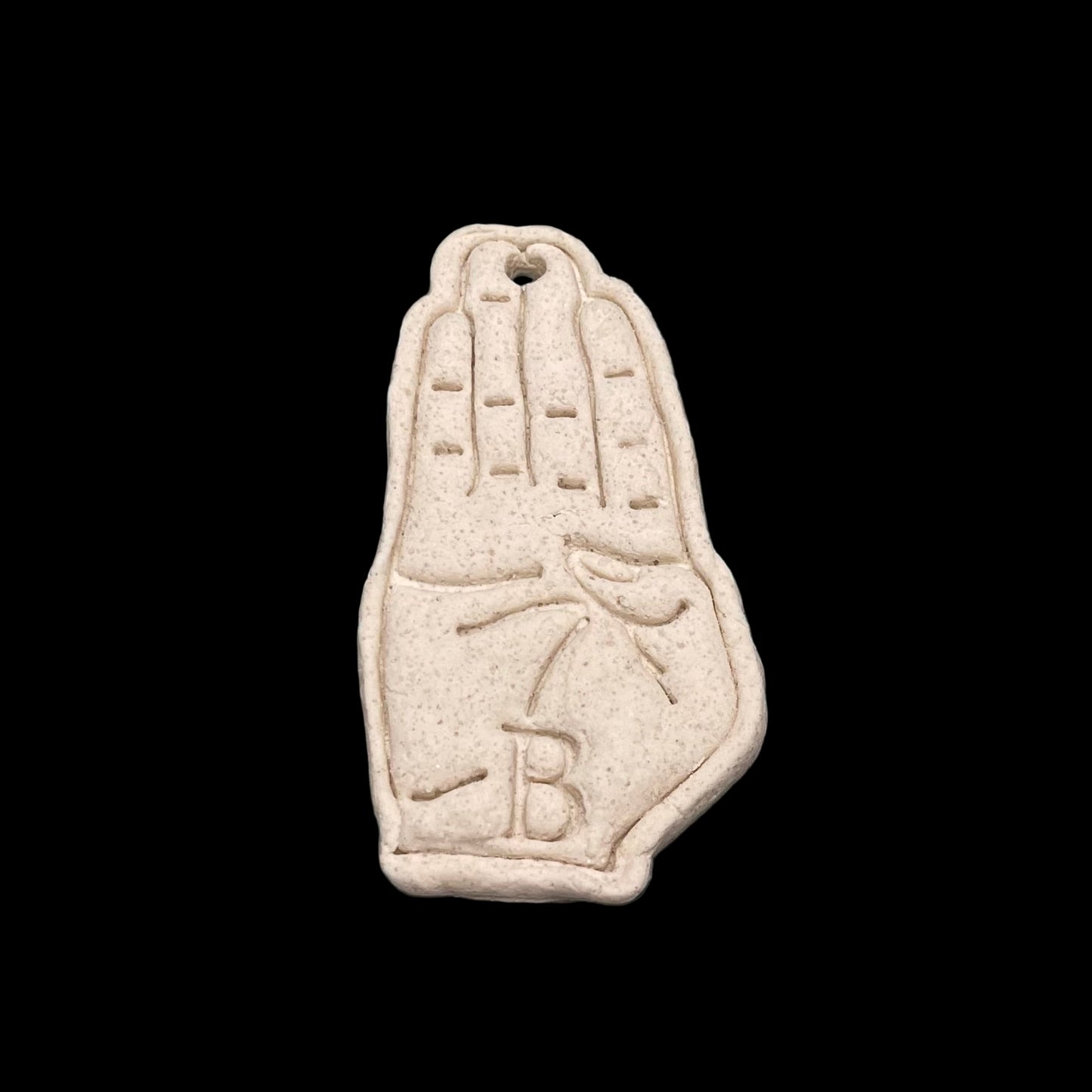Custom ASL Finger Signs Salt Dough Ornaments and Wall Hangings