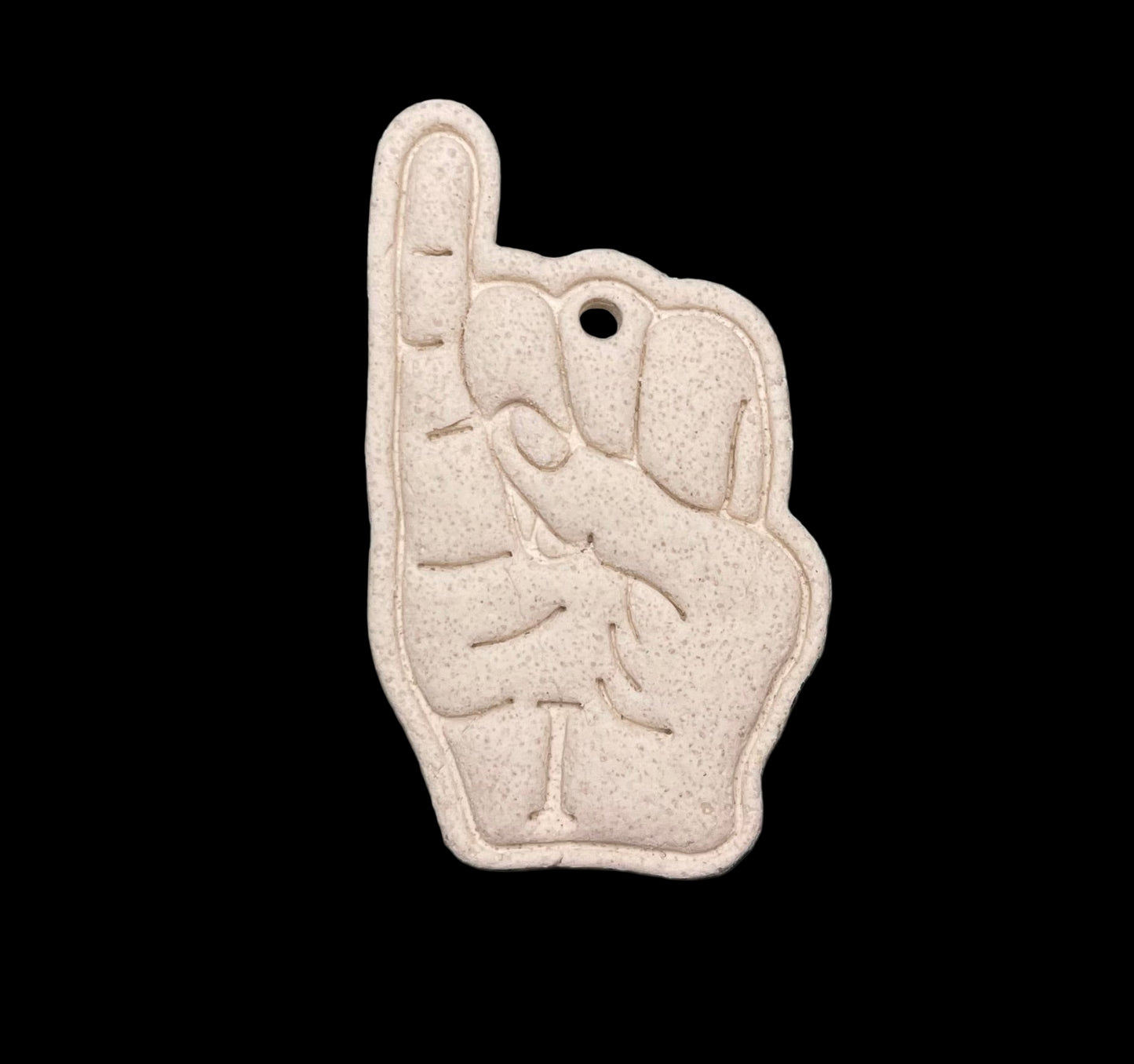 Custom ASL Finger Signs Salt Dough Ornaments and Wall Hangings