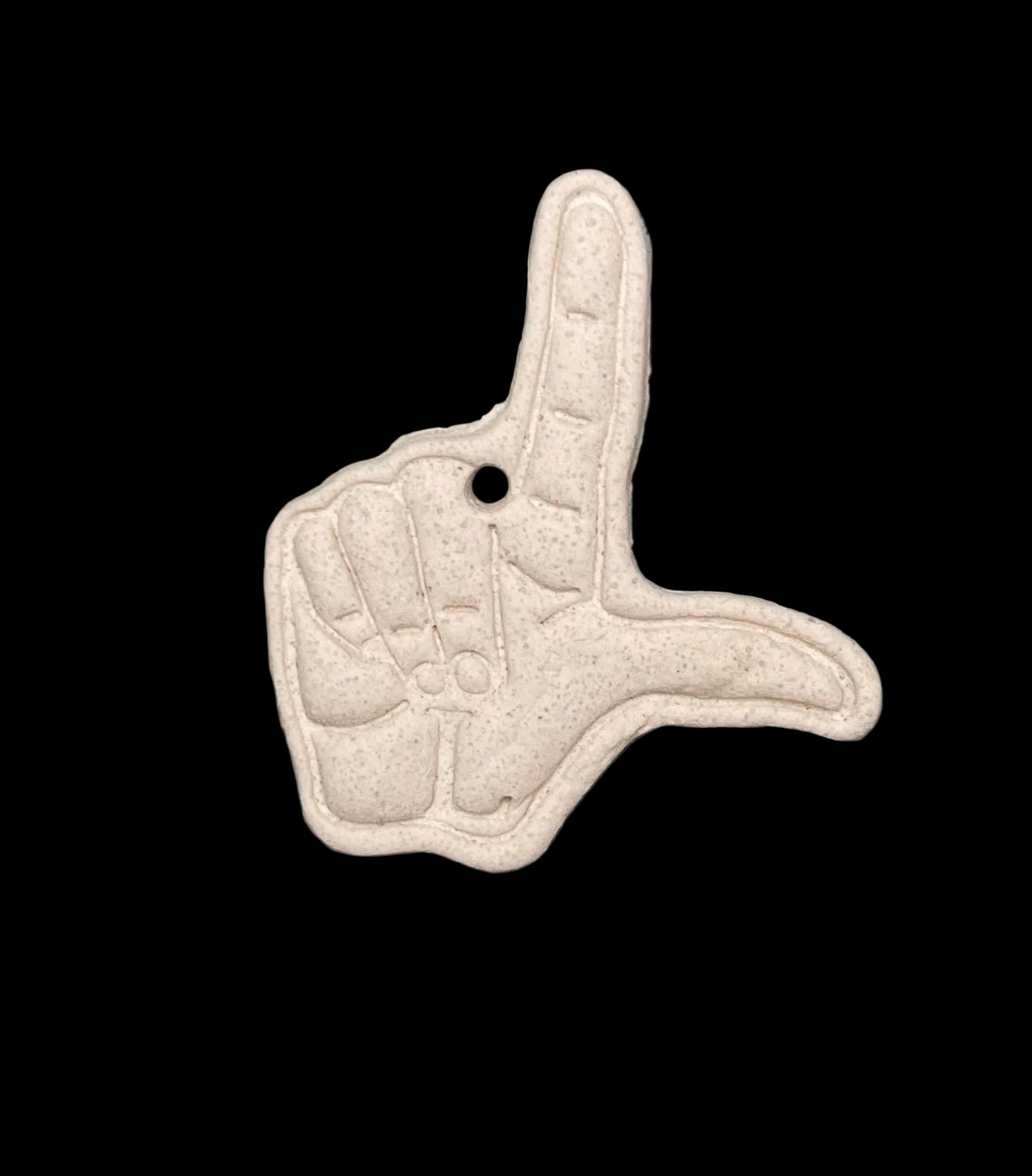 Custom ASL Finger Signs Salt Dough Ornaments and Wall Hangings