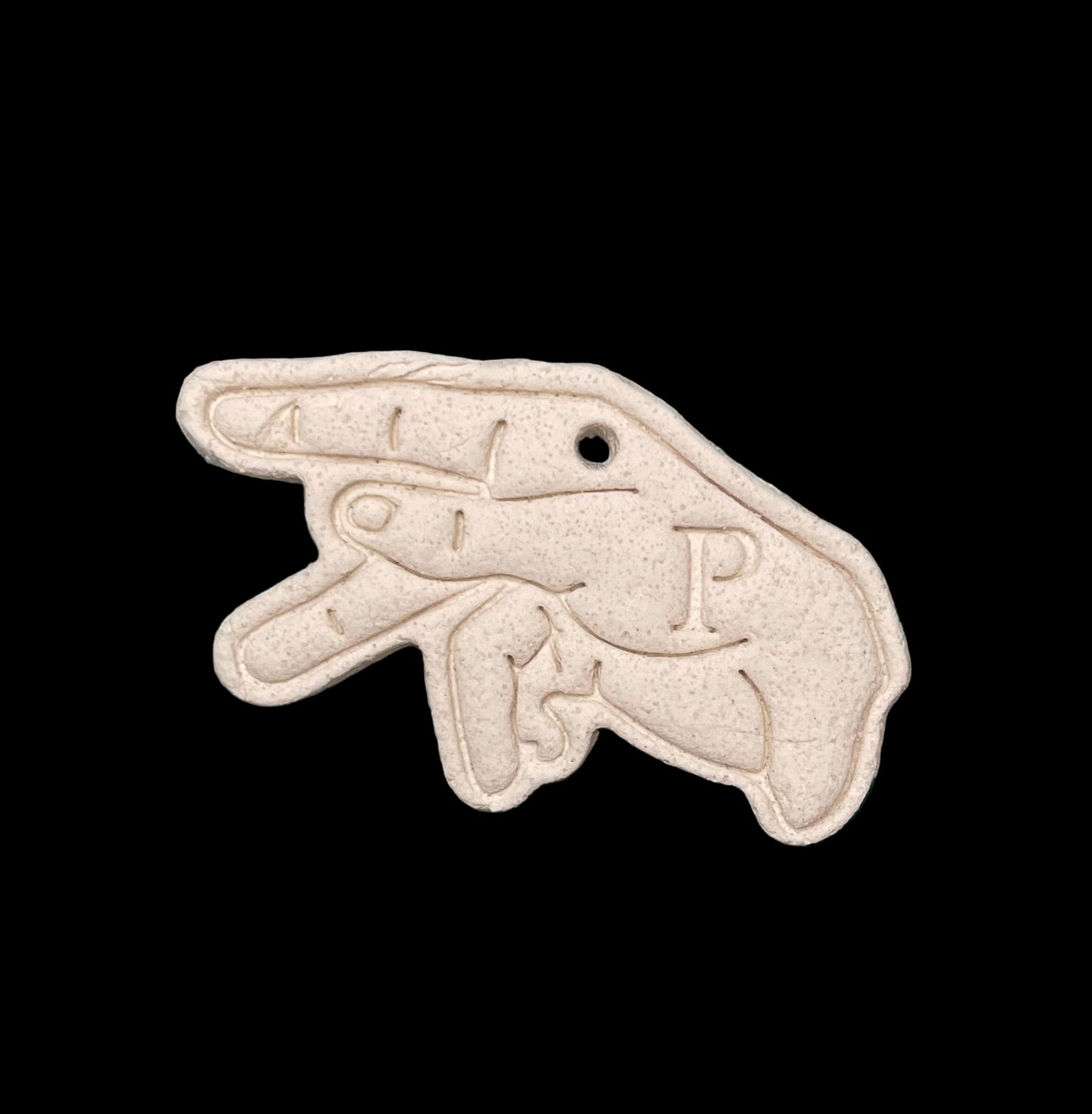 Custom ASL Finger Signs Salt Dough Ornaments and Wall Hangings