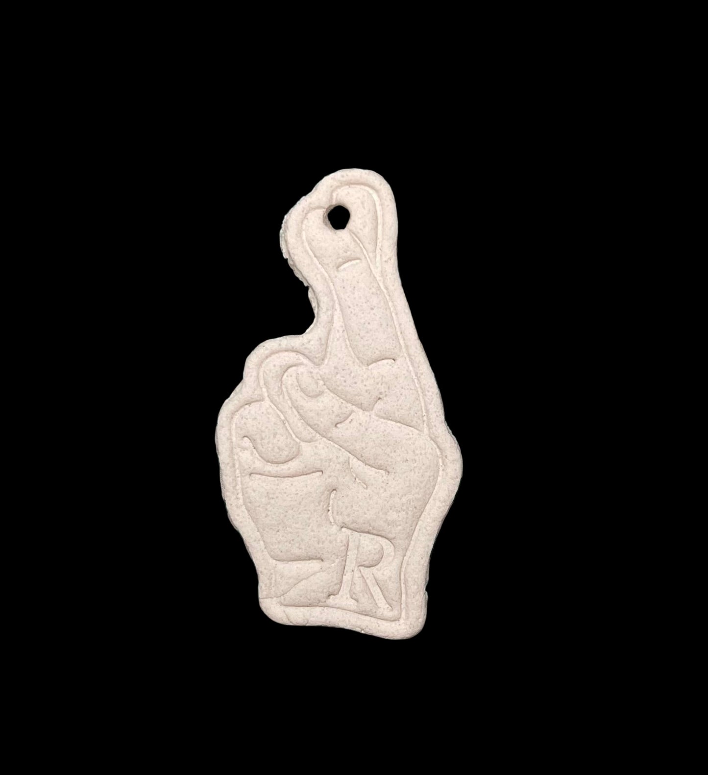 Custom ASL Finger Signs Salt Dough Ornaments and Wall Hangings
