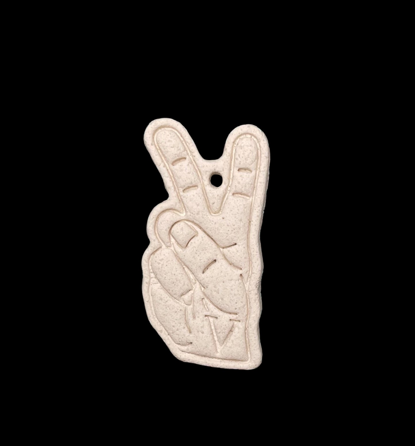 Custom ASL Finger Signs Salt Dough Ornaments and Wall Hangings