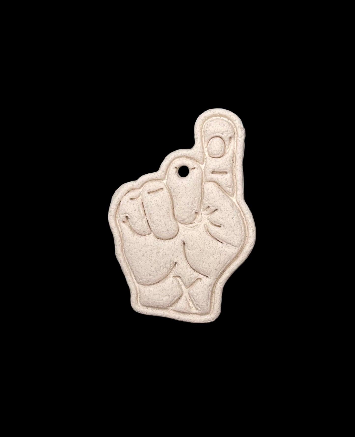 Custom ASL Finger Signs Salt Dough Ornaments and Wall Hangings
