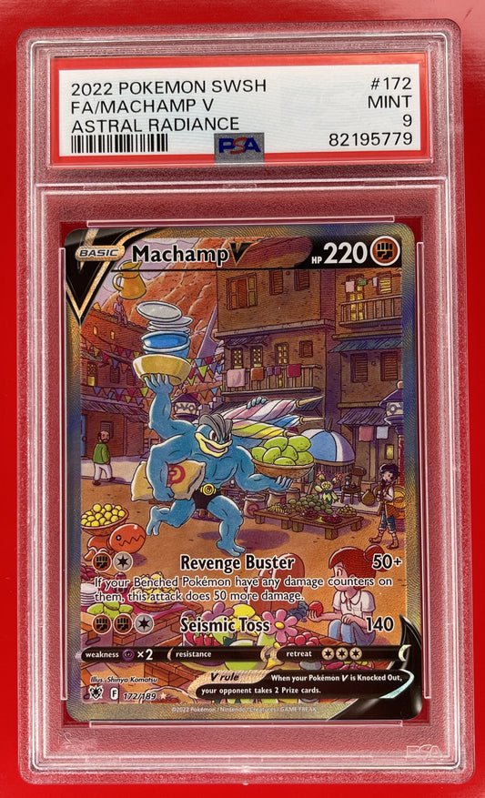 Machamp V 172/189 PSA 9 Astral Radiance Special Illustration