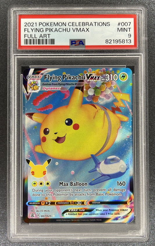 Flying Pikachu VMAX 007/025 Celebrations Ultra Rare PSA 9 MINT