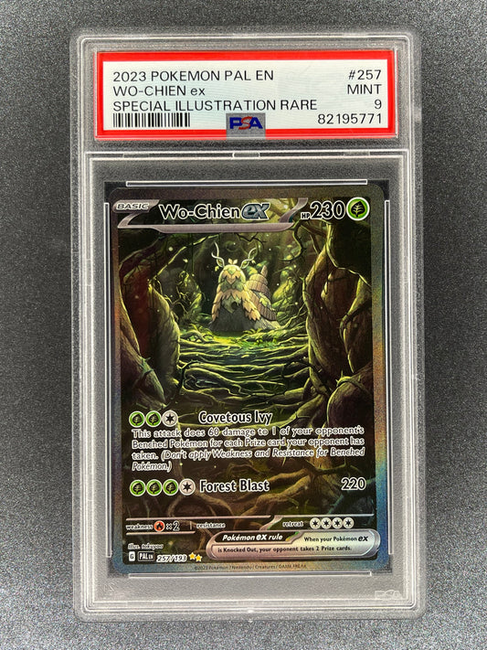 Wo-Chien EX 257/193 Scarlet & Violet Paldea Evolved Illustration Rare PSA 9 MINT