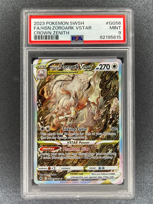 Zoroark VSTAR GG56/GG70 Crown Zenith Galarian Gallery PSA 9