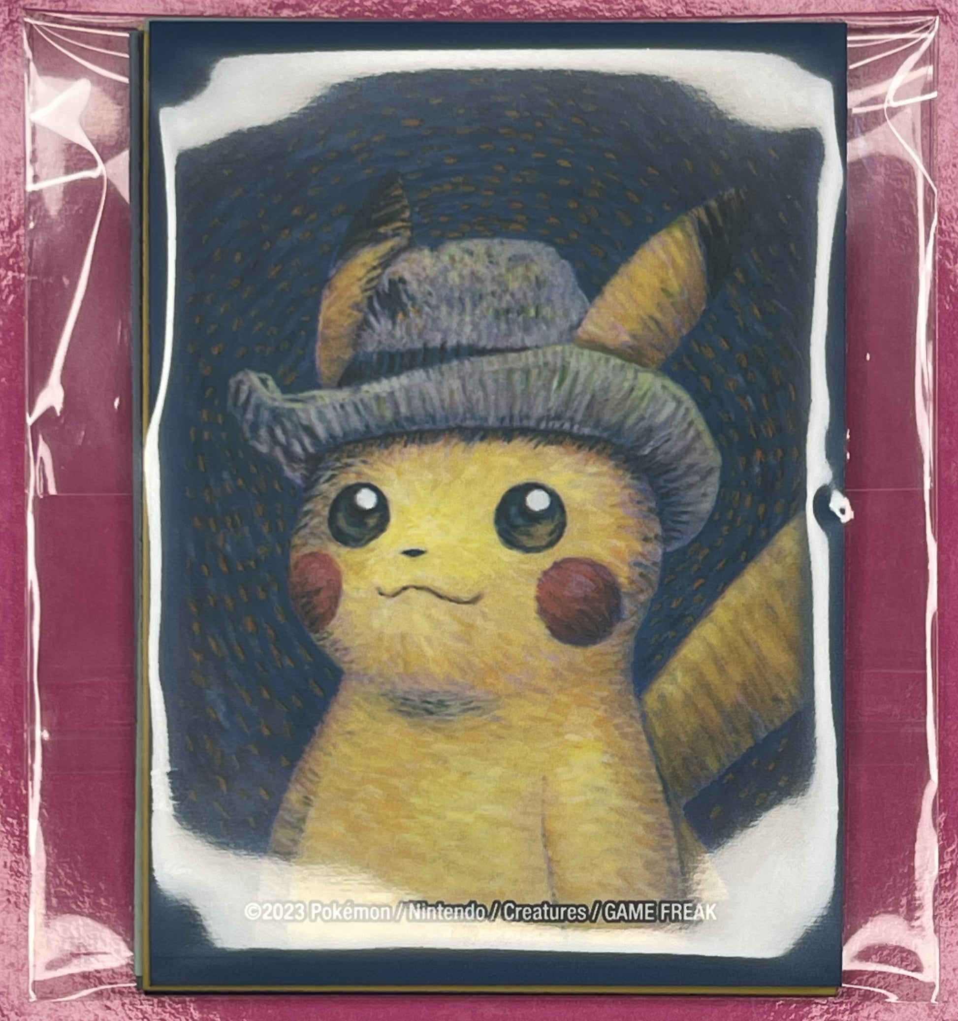 Pokmon Center Van Gogh Museum 6-Card Sleeve Set Pikachu Gray Felt Hat AARC Hobbies Pokmon Center Van Gogh Museum 6-Card Sleeve Set Pikachu Gray Felt Hat AARC Hobbies