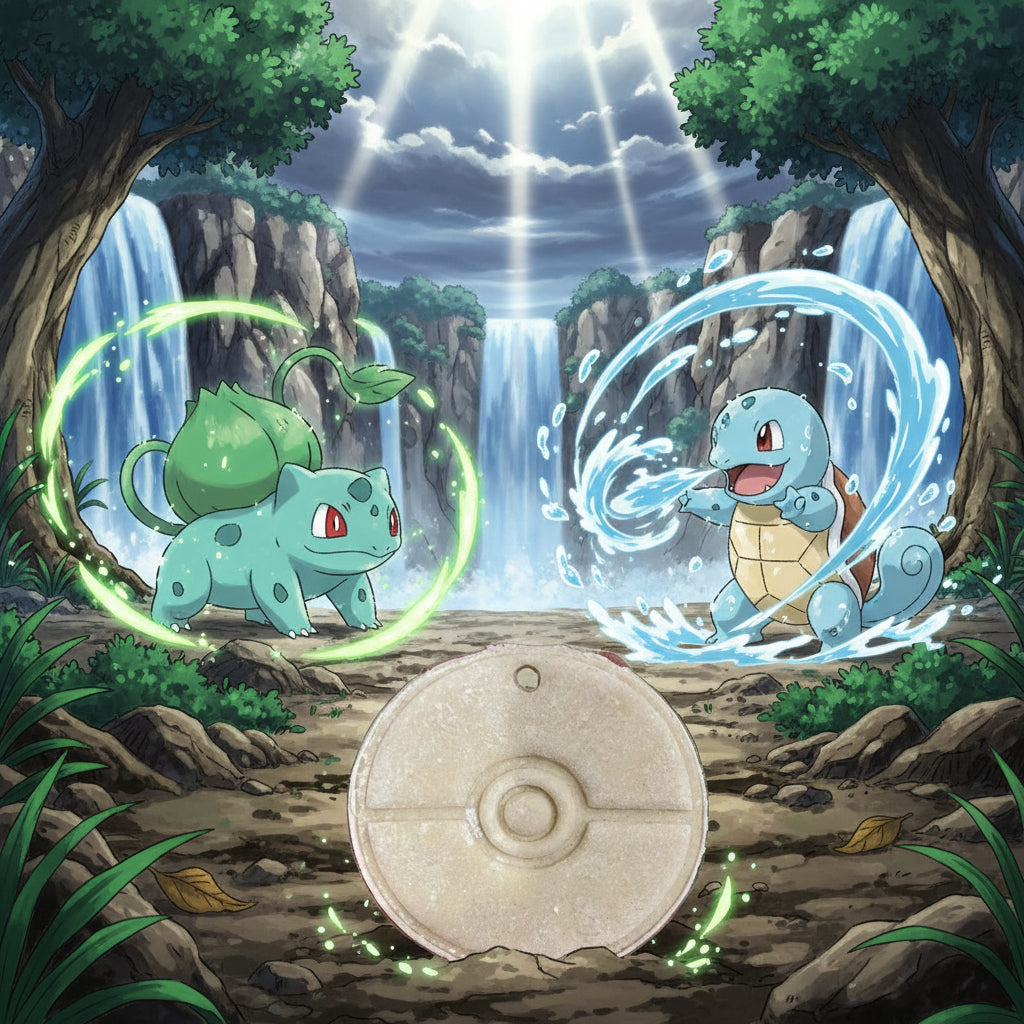 Custom Pokémon Salt Dough Ornaments set of 5 or Individual Ornaments