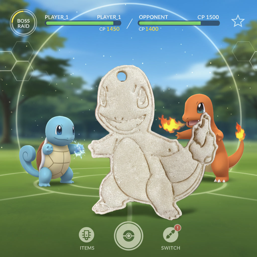 Custom Pokémon Salt Dough Ornaments set of 5 or Individual Ornaments