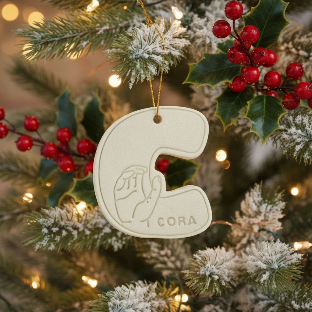 Custom ASL Ornaments and Wall Hangings